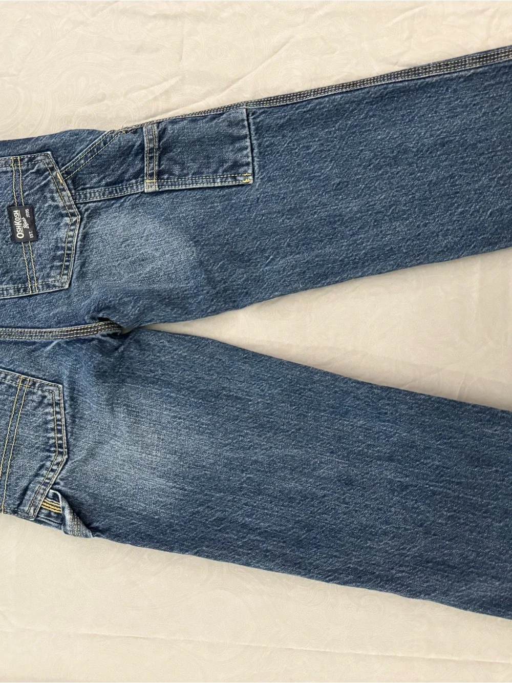 OshKosh B'gosh Boy’s Dark Blue Relaxed Carpenter Jeans